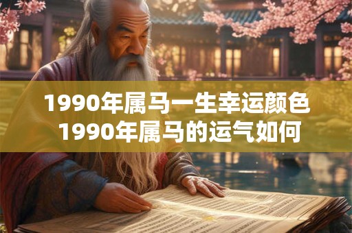 1990年属马一生幸运颜色 1990年属马的运气如何 1990年属马一生幸运颜色 1990年属马的运气如何