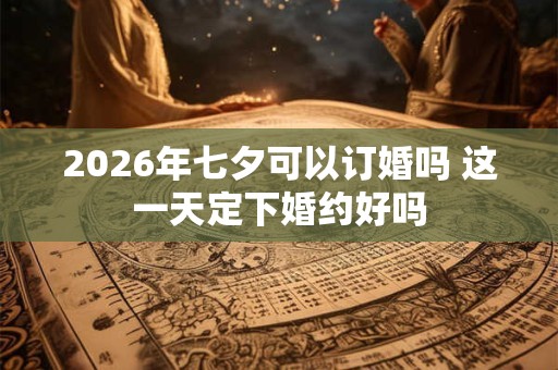2026年七夕可以订婚吗 这一天定下婚约好吗 2026年七夕可以订婚吗 这一天定下婚约好吗