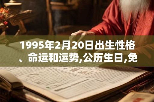 1995年2月20日出生性格、命运和运势,公历生日,免费算命 1995年2月20日出生性格、命运和运势,公历生日,免费算命