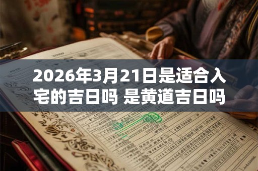 2026年3月21日是适合入宅的吉日吗 是黄道吉日吗 2026年3月21日是适合入宅的吉日吗 是黄道吉日吗