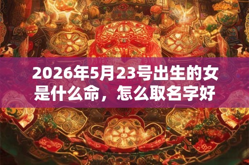 2026年5月23号出生的女是什么命，怎么取名字好