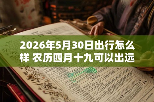 2026年5月30日出行怎么样 农历四月十九可以出远门吗 2026年5月30日出行怎么样 农历四月十九可以出远门吗