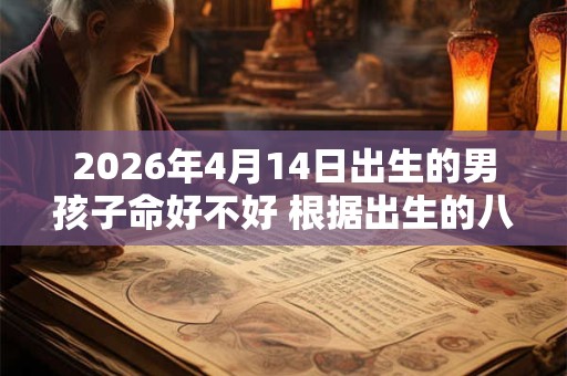 2026年4月14日出生的男孩子命好不好 根据出生的八字取名字