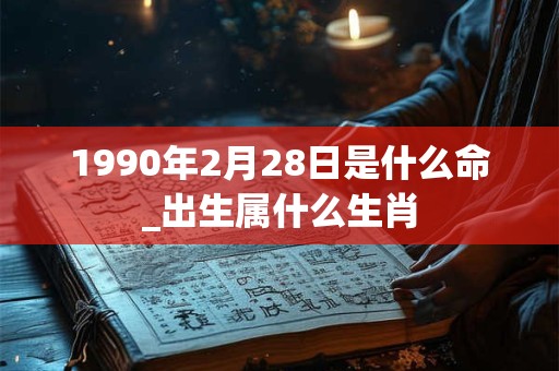 1990年2月28日是什么命_出生属什么生肖