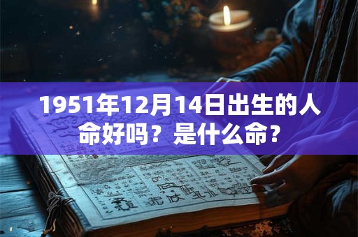 1951年12月14日出生的人命好吗?是什么命? 1951年12月14日出生的人命好吗?是什么命?