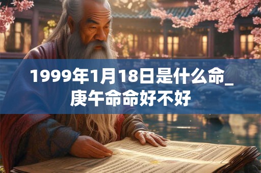 1999年1月18日是什么命_庚午命命好不好