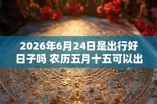 2026年6月24日是出行好日子吗 农历五月十五可以出远门吗 2026年6月24日是出行好日子吗 农历五月十五可以出远门吗