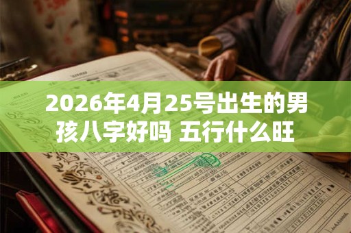 2026年4月25号出生的男孩八字好吗 五行什么旺