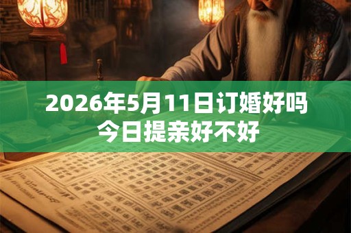 2026年5月11日订婚好吗 今日提亲好不好