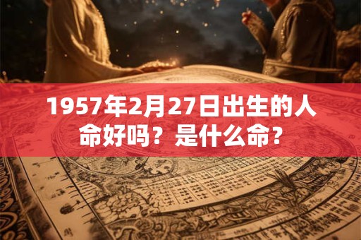 1957年2月27日出生的人命好吗?是什么命? 1957年2月27日出生的人命好吗?是什么命?