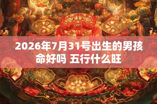 2026年7月31号出生的男孩命好吗 五行什么旺