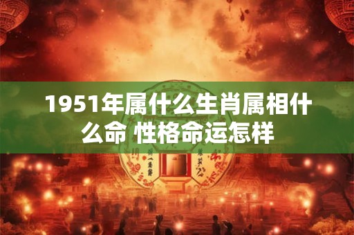 1951年属什么生肖属相什么命 性格命运怎样