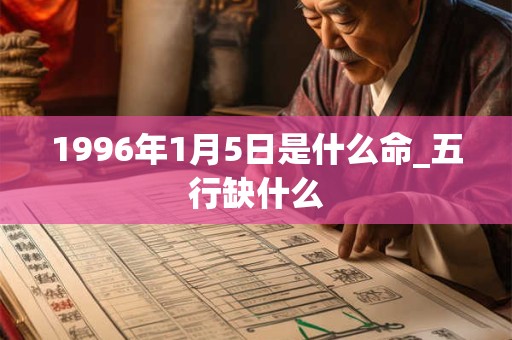 1996年1月5日是什么命_五行缺什么 1996年1月5日是什么命_五行缺什么