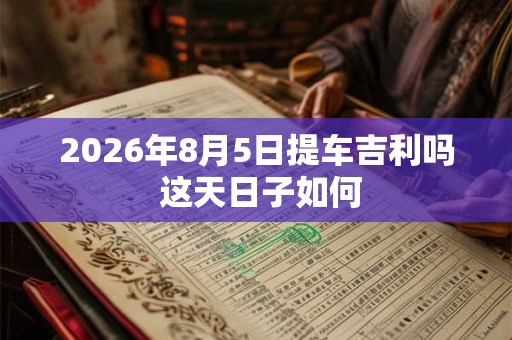 2026年8月5日提车吉利吗 这天日子如何 2026年8月5日提车吉利吗 这天日子如何