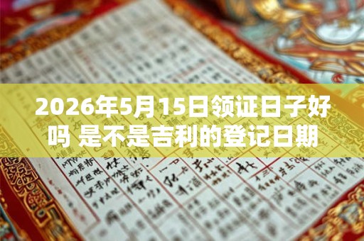 2026年5月15日领证日子好吗 是不是吉利的登记日期 2026年5月15日领证日子好吗 是不是吉利的登记日期