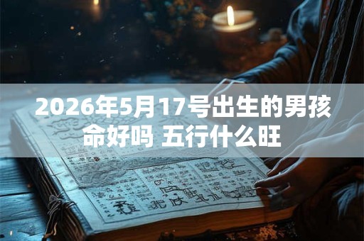 2026年5月17号出生的男孩命好吗 五行什么旺