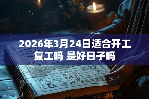 2026年3月24日适合开工复工吗 是好日子吗