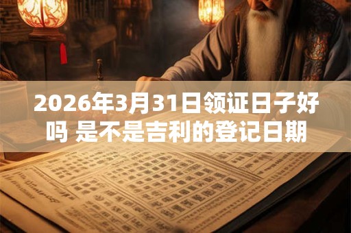 2026年3月31日领证日子好吗 是不是吉利的登记日期 2026年3月31日领证日子好吗 是不是吉利的登记日期