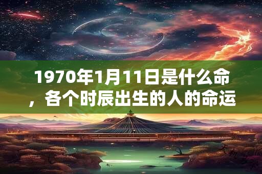 1970年1月11日是什么命,各个时辰出生的人的命运 1970年1月11日是什么命,各个时辰出生的人的命运