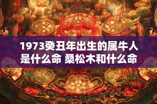 1973癸丑年出生的属牛人是什么命 桑松木和什么命最配