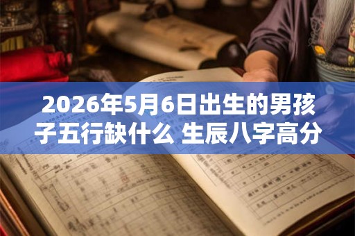 2026年5月6日出生的男孩子五行缺什么 生辰八字高分取名 2026年5月6日出生的男孩子五行缺什么 生辰八字高分取名