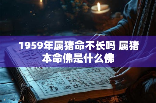 1959年属猪命不长吗 属猪本命佛是什么佛