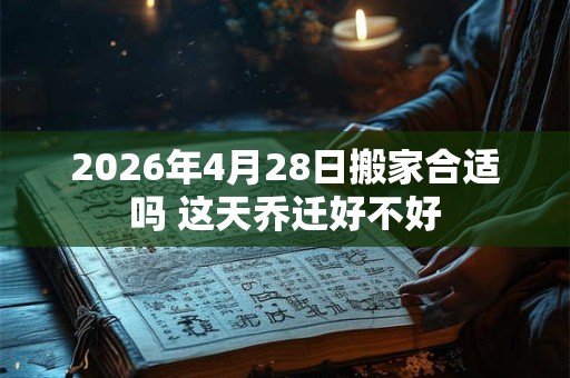 2026年4月28日搬家合适吗 这天乔迁好不好 2026年4月28日搬家合适吗 这天乔迁好不好