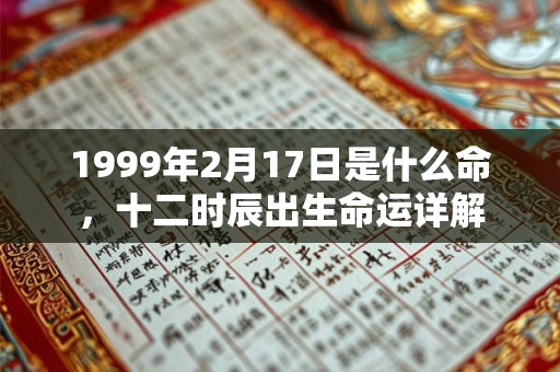 1999年2月17日是什么命,十二时辰出生命运详解 1999年2月17日是什么命,十二时辰出生命运详解