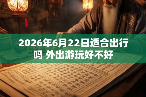 2026年6月22日适合出行吗 外出游玩好不好 2026年6月22日适合出行吗 外出游玩好不好