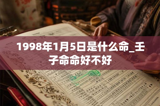 1998年1月5日是什么命_壬子命命好不好