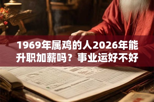 1969年属鸡的人2026年能升职加薪吗?事业运好不好? 1969年属鸡的人2026年能升职加薪吗?事业运好不好?