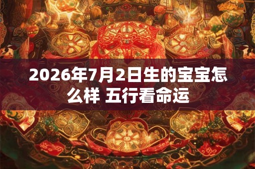 2026年7月2日生的宝宝怎么样 五行看命运 2026年7月2日生的宝宝怎么样 五行看命运