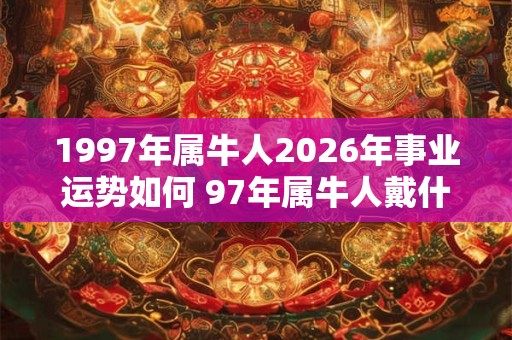 1997年属牛人2026年事业运势如何 97年属牛人戴什么转运 1997年属牛人2026年事业运势如何 97年属牛人戴什么转运