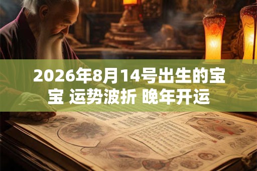 2026年8月14号出生的宝宝 运势波折 晚年开运 2026年8月14号出生的宝宝 运势波折 晚年开运