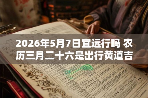 2026年5月7日宜远行吗 农历三月二十六是出行黄道吉日吗