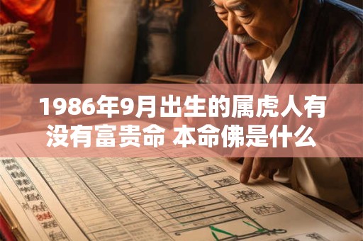 1986年9月出生的属虎人有没有富贵命 本命佛是什么