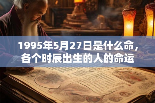 1995年5月27日是什么命,各个时辰出生的人的命运 1995年5月27日是什么命,各个时辰出生的人的命运