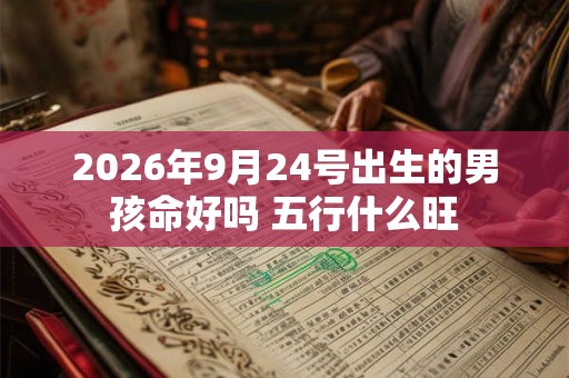 2026年9月24号出生的男孩命好吗 五行什么旺