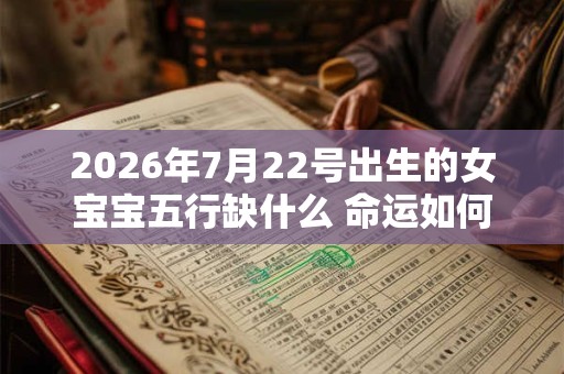 2026年7月22号出生的女宝宝五行缺什么 命运如何 2026年7月22号出生的女宝宝五行缺什么 命运如何