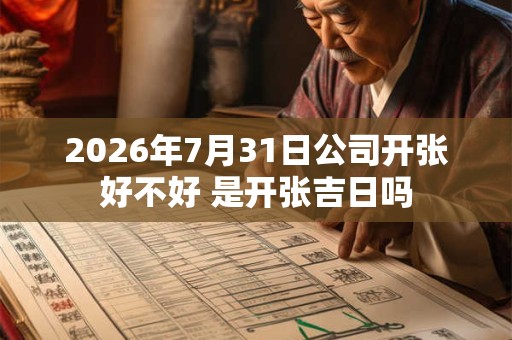 2026年7月31日公司开张好不好 是开张吉日吗