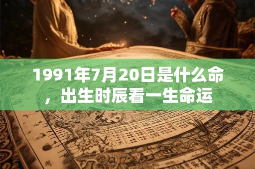 1991年7月20日是什么命，出生时辰看一生命运