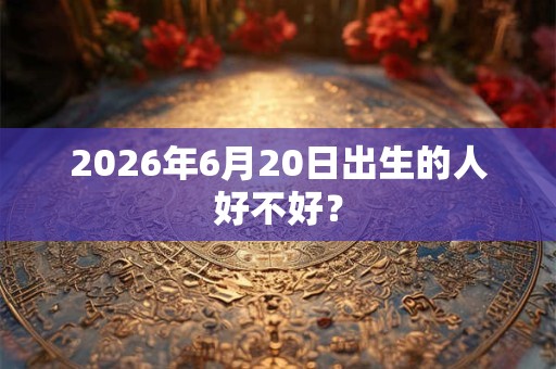 2026年6月20日出生的人好不好？