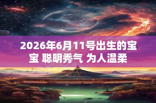 2026年6月11号出生的宝宝 聪明秀气 为人温柔 2026年6月11号出生的宝宝 聪明秀气 为人温柔