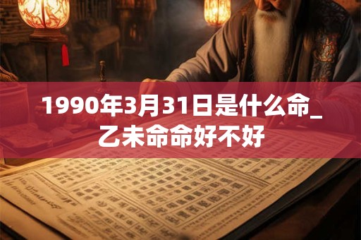 1990年3月31日是什么命_乙未命命好不好 1990年3月31日是什么命_乙未命命好不好