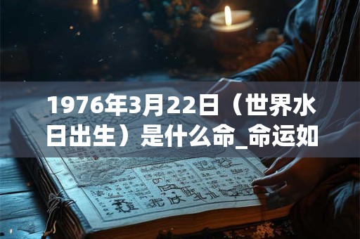 1976年3月22日（世界水日出生）是什么命_命运如何