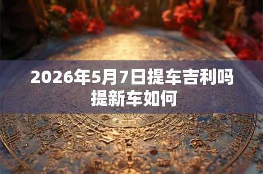 2026年5月7日提车吉利吗 提新车如何