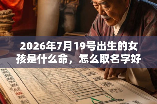2026年7月19号出生的女孩是什么命,怎么取名字好 2026年7月19号出生的女孩是什么命,怎么取名字好