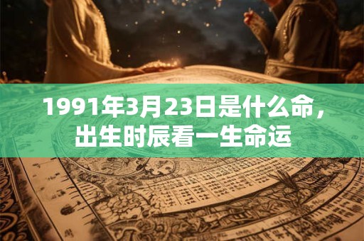1991年3月23日是什么命，出生时辰看一生命运