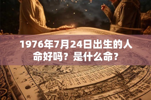 1976年7月24日出生的人命好吗？是什么命？