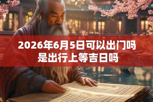 2026年6月5日可以出门吗 是出行上等吉日吗 2026年6月5日可以出门吗 是出行上等吉日吗